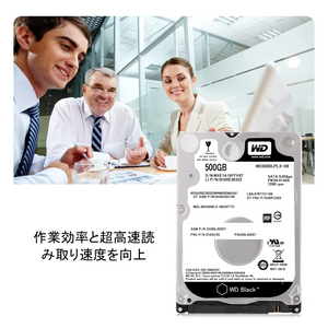 Refurbished HDD Western Digital HDD 500G Internal Hard Disk (2.5inch / SATA 3Gb/s / 7200rpm / 16MB / 6mm) 2.5 inch WD HDD 500GB Black Series WD5000LPLX-08, Desktop PC/Laptop HDD Internal Hard Disk