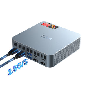 WVX mini PC AMD R5 6600H DDR5 32GB/1TB SSD 银色 支持VASA