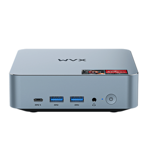 WVX mini PC AMD R5 6600H DDR5 32GB/1TB SSD 银色 支持VASA