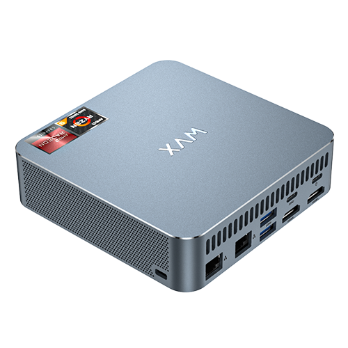 WVX mini PC AMD R5 6600H DDR5 32GB/1TB SSD 银色 支持VASA